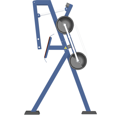 Жим от груди стоя с изменяемой нагрузкой MB Barbell MB 7.30